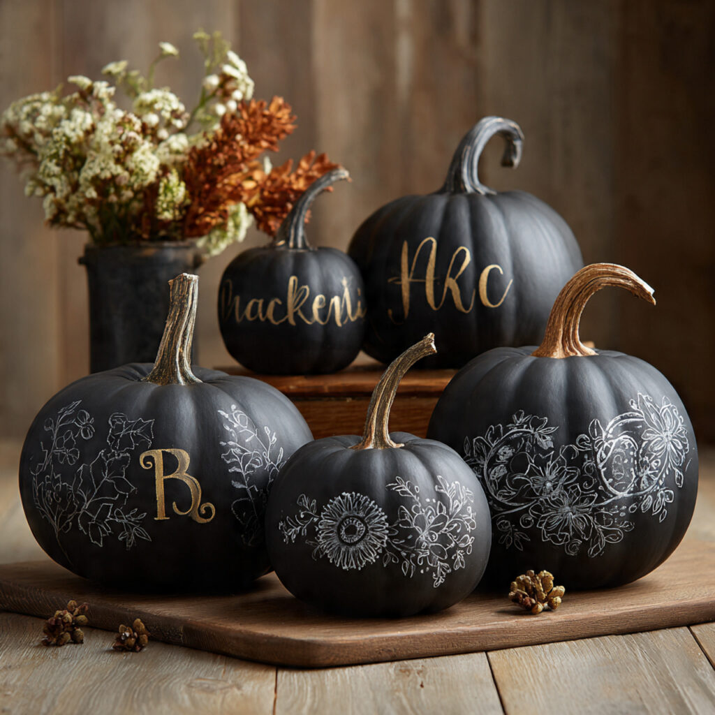 Chalkboard Pumpkins