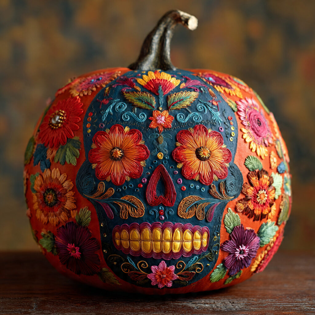 Day of the Dead Pumpkin