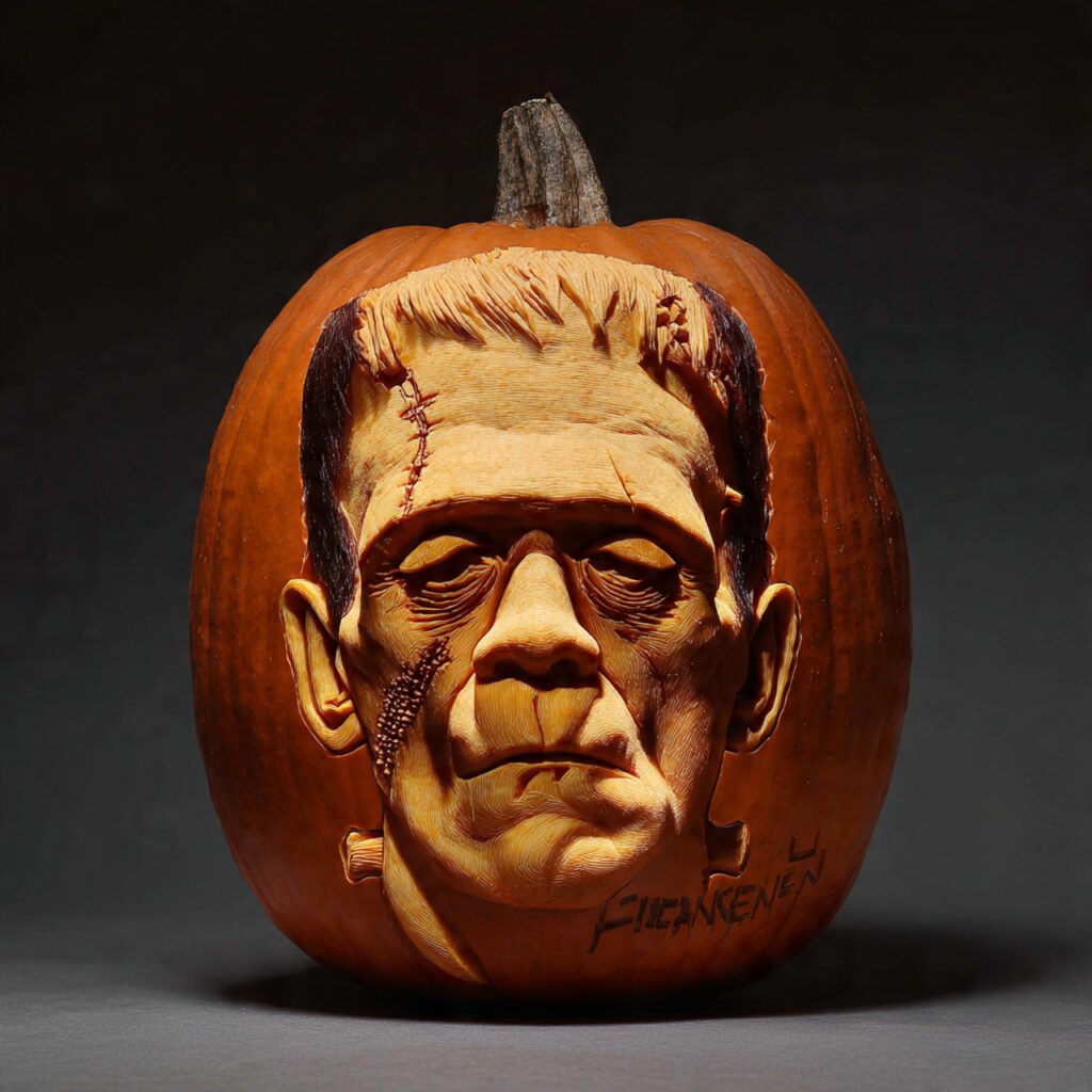Frankenstein’s Monster Pumpkin