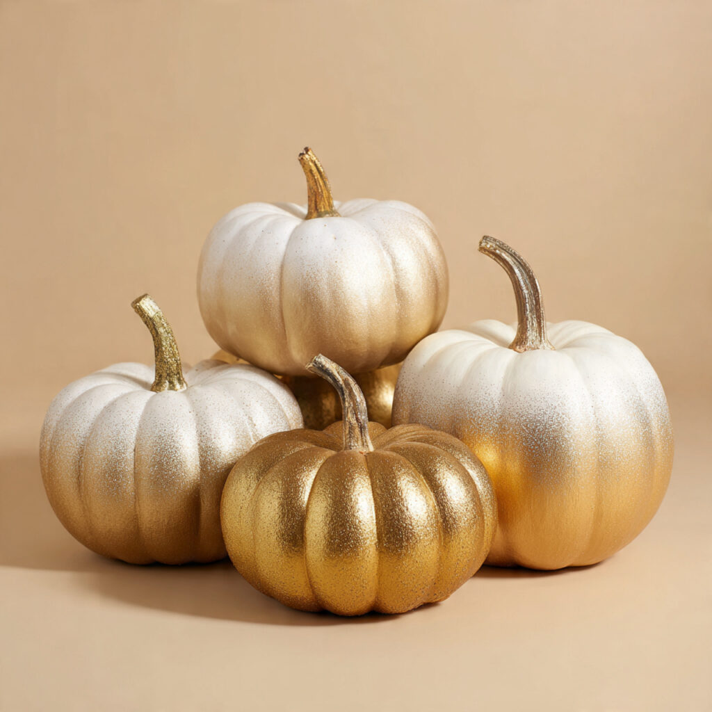 Painted Ombre Pumpkins