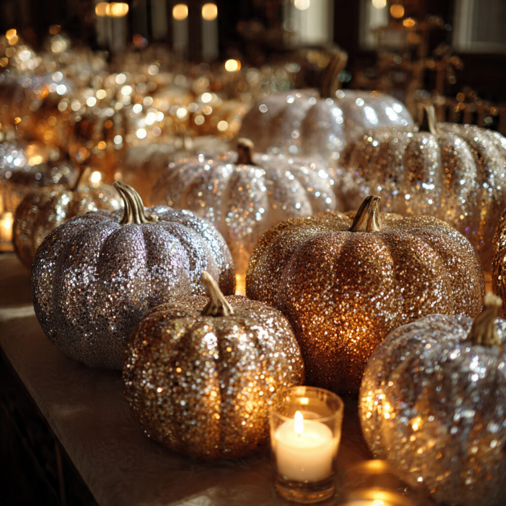 Sequin Pumpkins