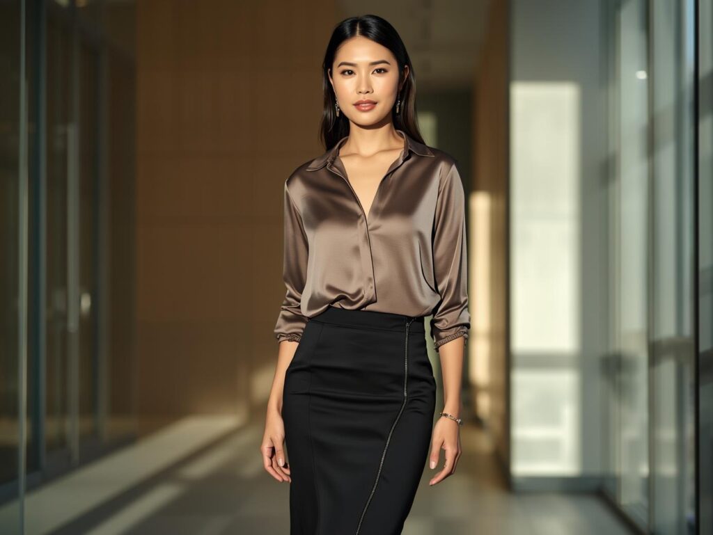 The Chic Pencil Skirt