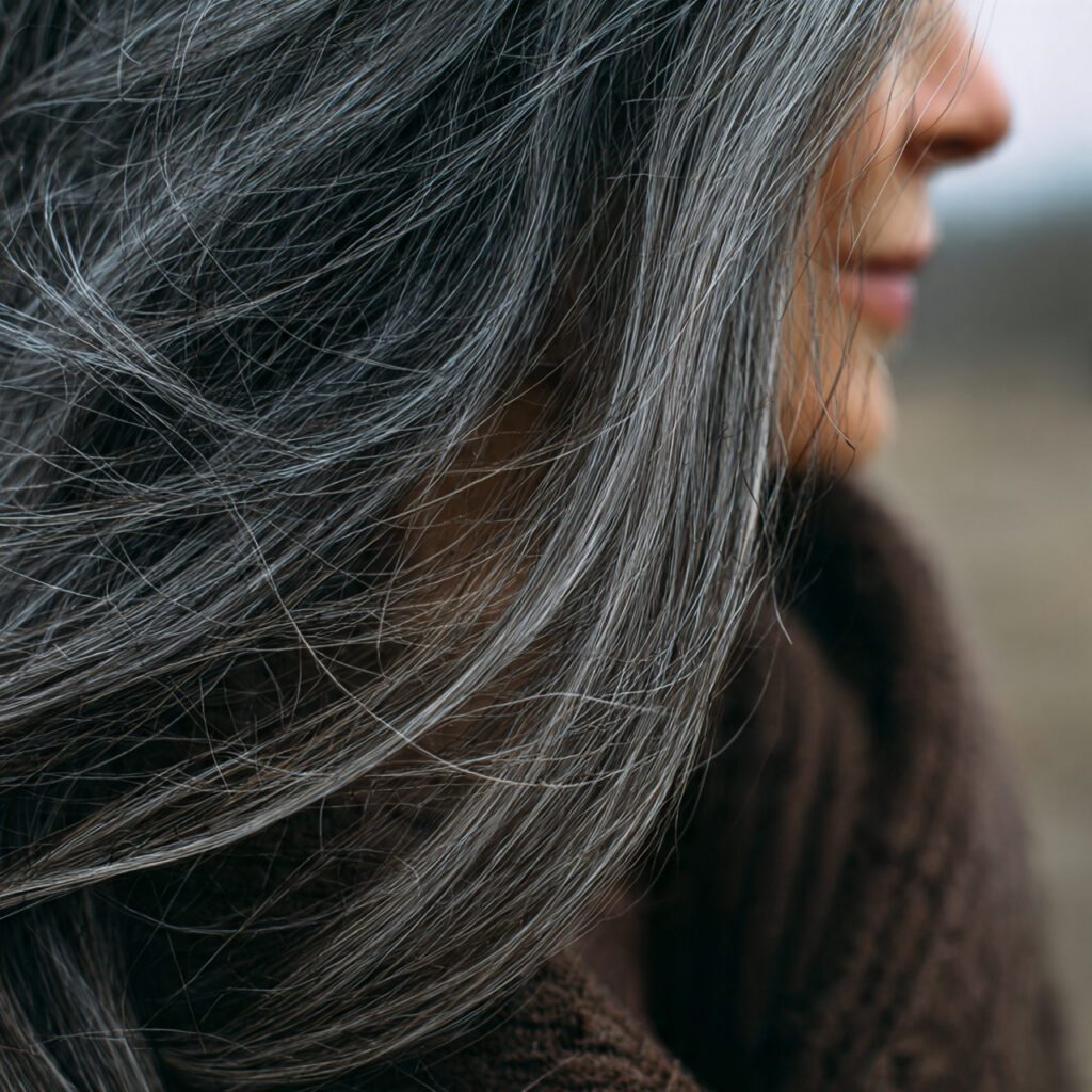 Plucking Gray Hair Makes More Grow Back