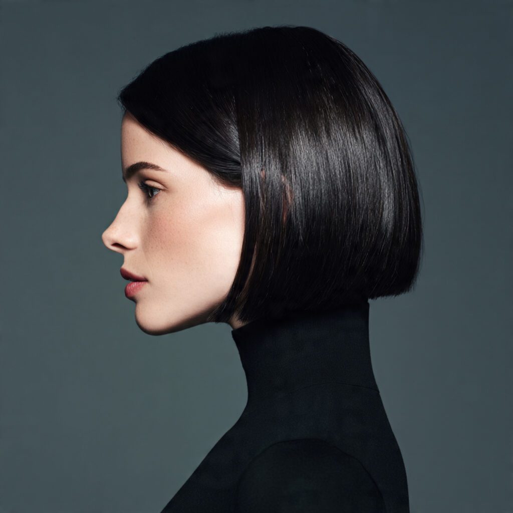 C-Bob (Curved-In Bob)