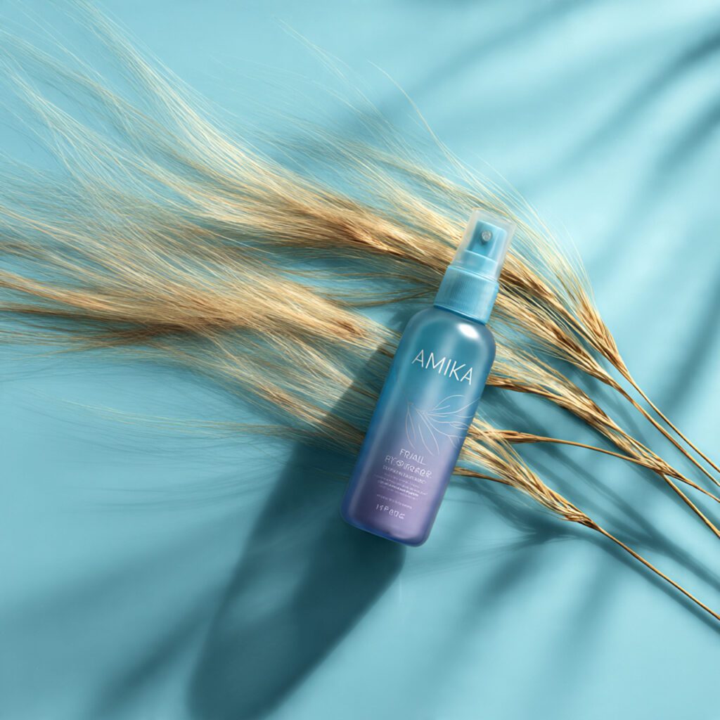 amika_spray_bottle_positioned_with_frizz_free_hair