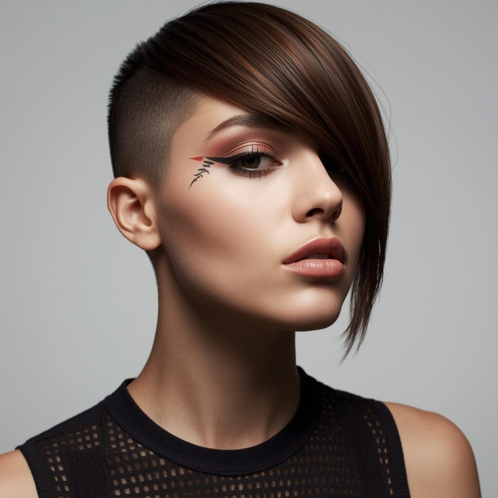 asymmetrical haircut for women