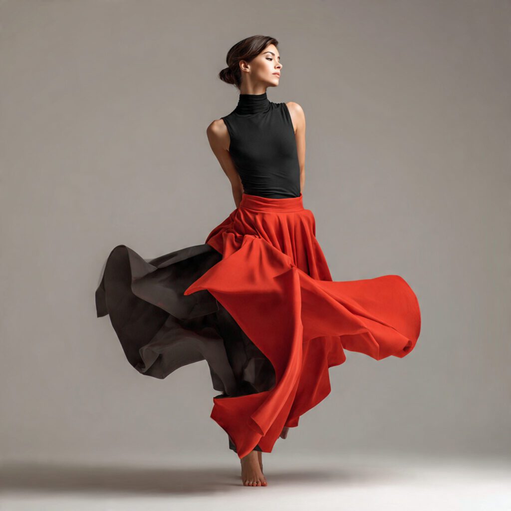 asymmetrical_hem_skirt_in_solid_color_fitted