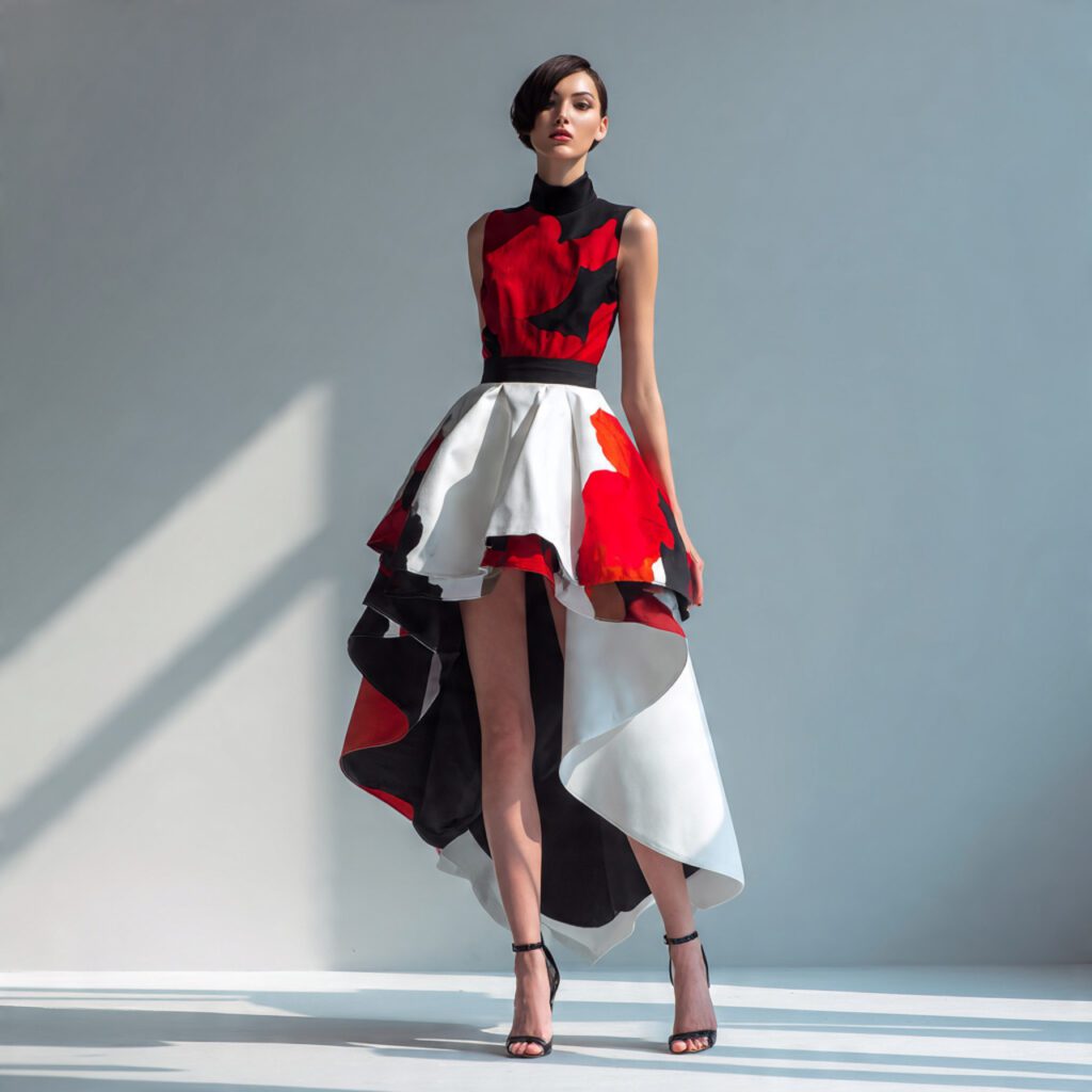 asymmetrical_skirt_with_bold_statement_top_modern