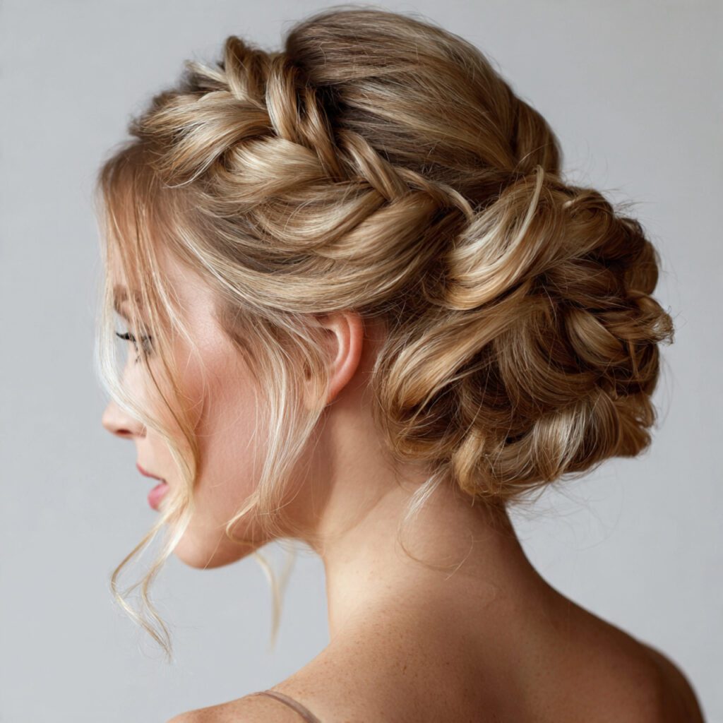 Braided Bun hair style for women