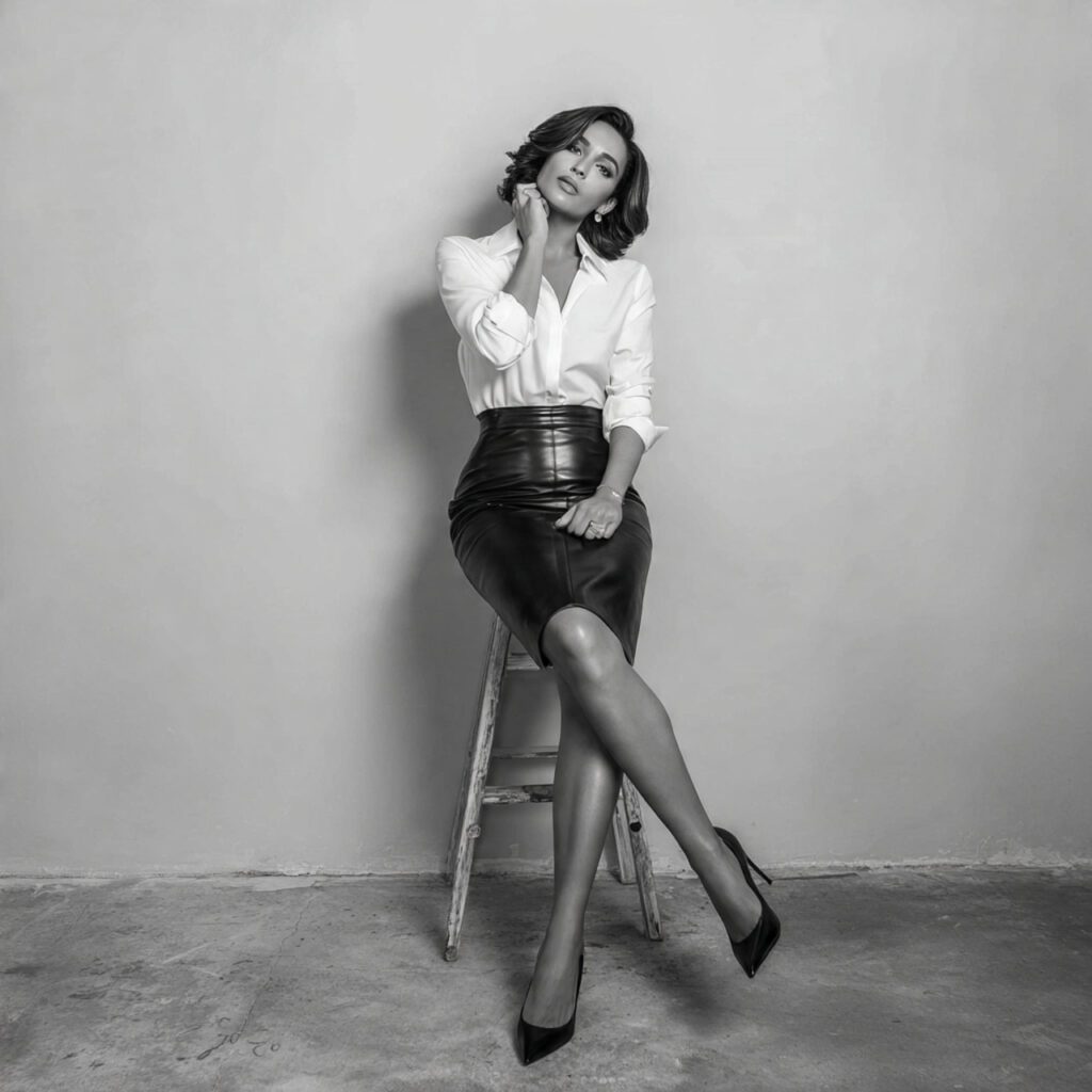 chic_woman_wearing_leather_pencil_skirt_with
