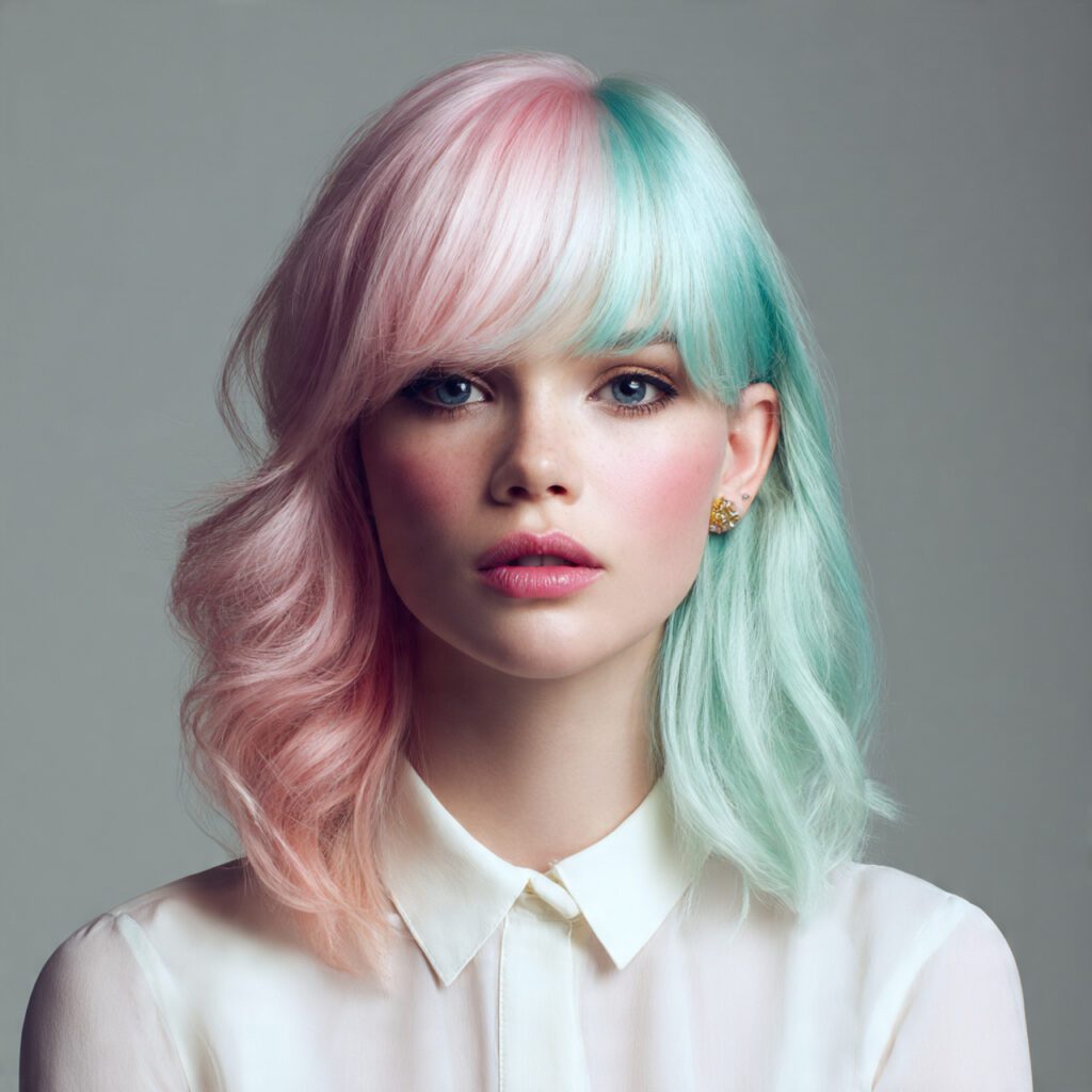 Color-Blocked Hair