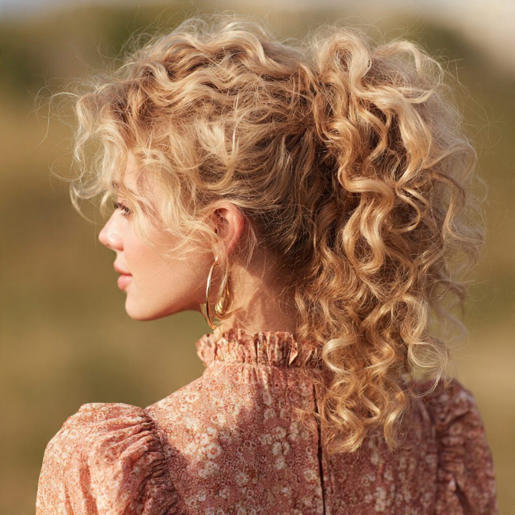 Curly Ponytail hairstyle