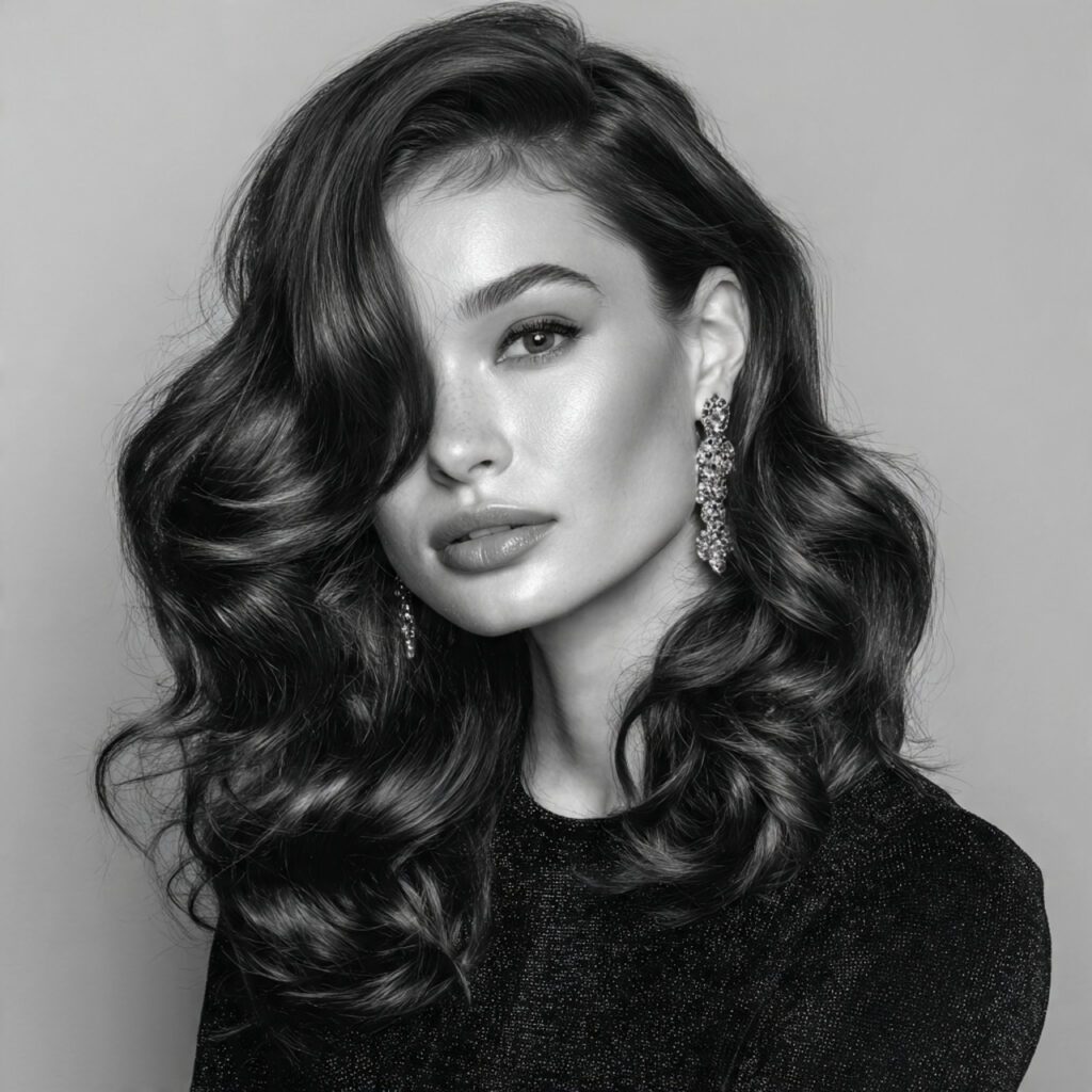 Side Part with Soft Waves