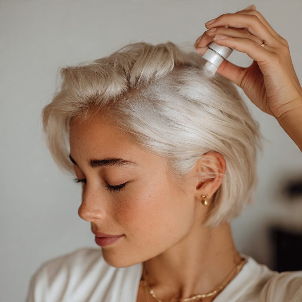 dry_shampoo_being_applied_at_the_roots