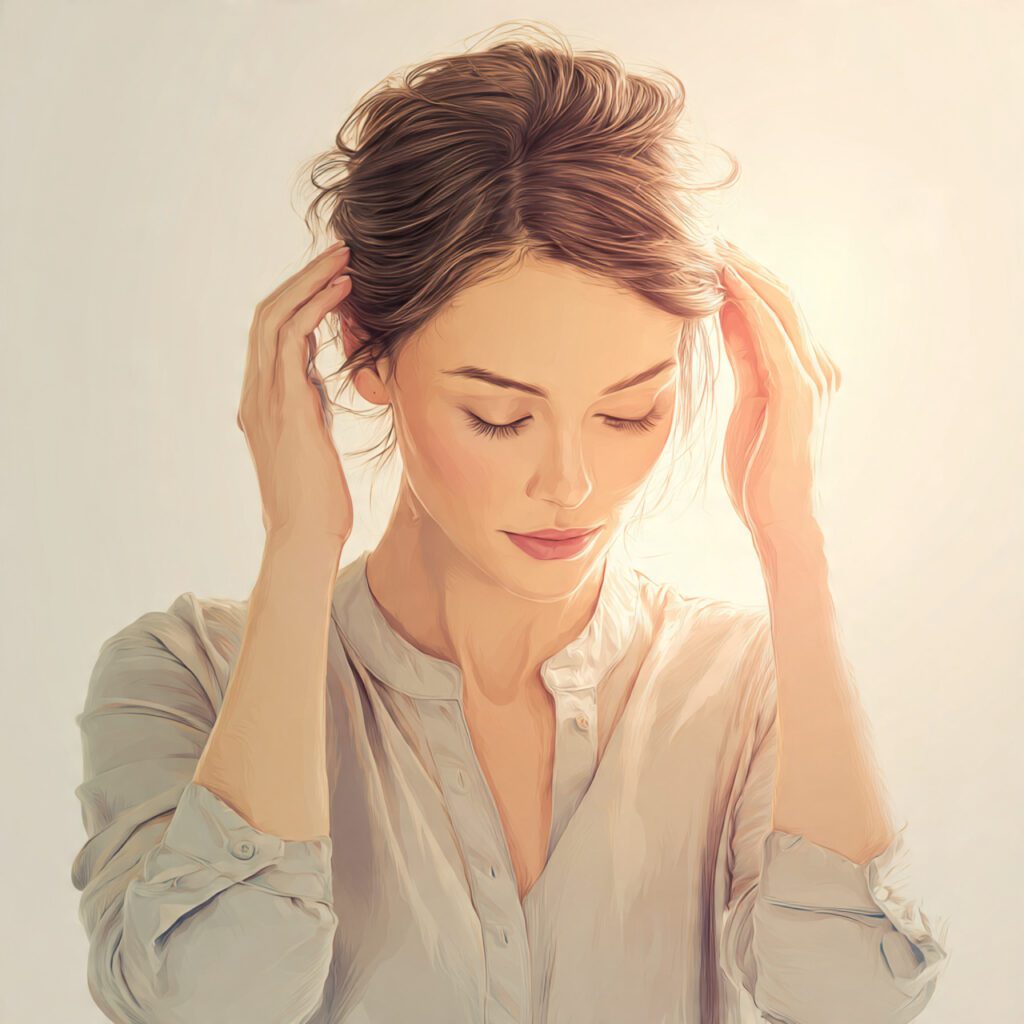 female_experiencing_hair_thinning_from_hormonal_imbalance