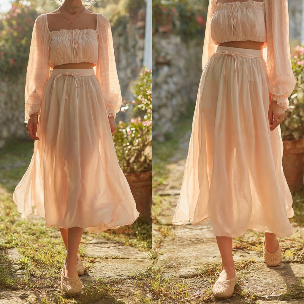 flowy_midi_skirt_with_pastel_crop_top