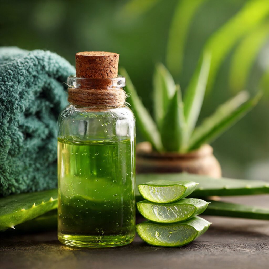 Aloe Vera and Castor Oil Growth Mask