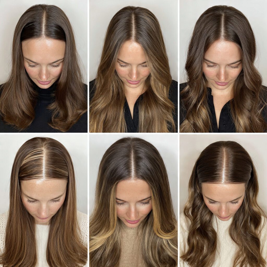 Flip Your Hair Part Regularly