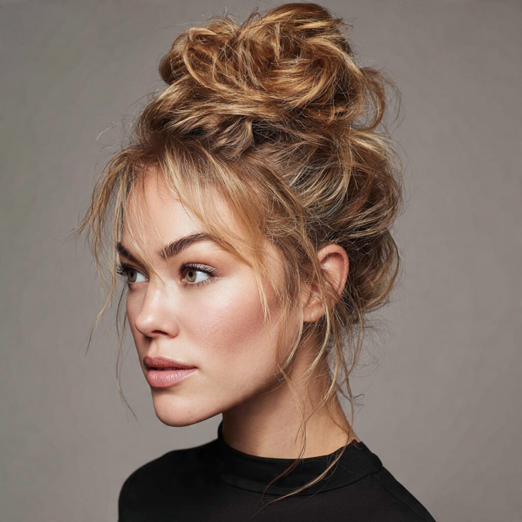 high_top_knot_with_crown_volume_slightly