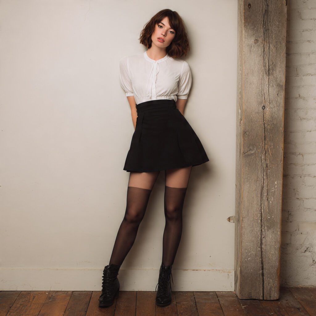 high_waisted_a_line_mini_skirt_styled_with_structured