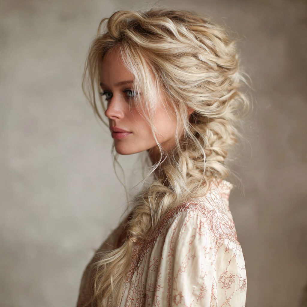 Loose Fishtail Braid hairstyle