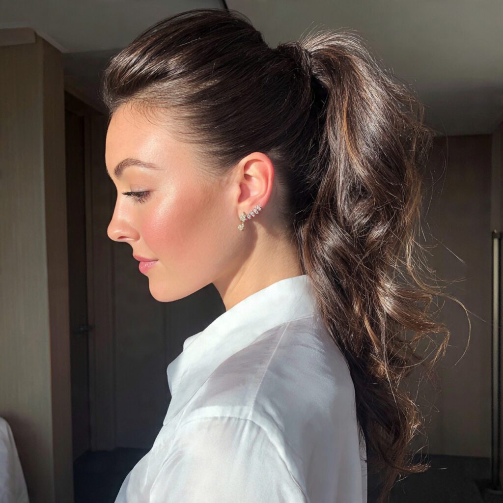 Low Ponytail with a Lift