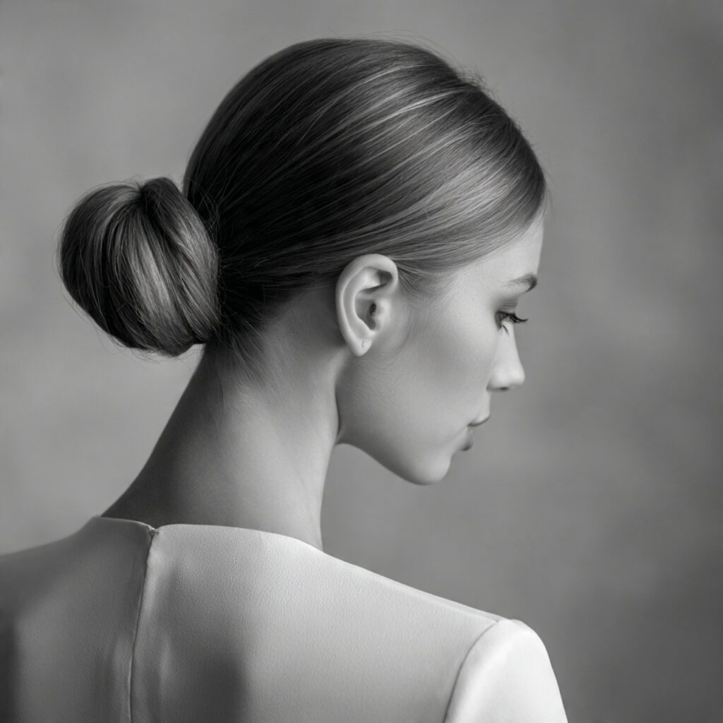 low_twisted_ponytail_updo_thin_hair_neatly