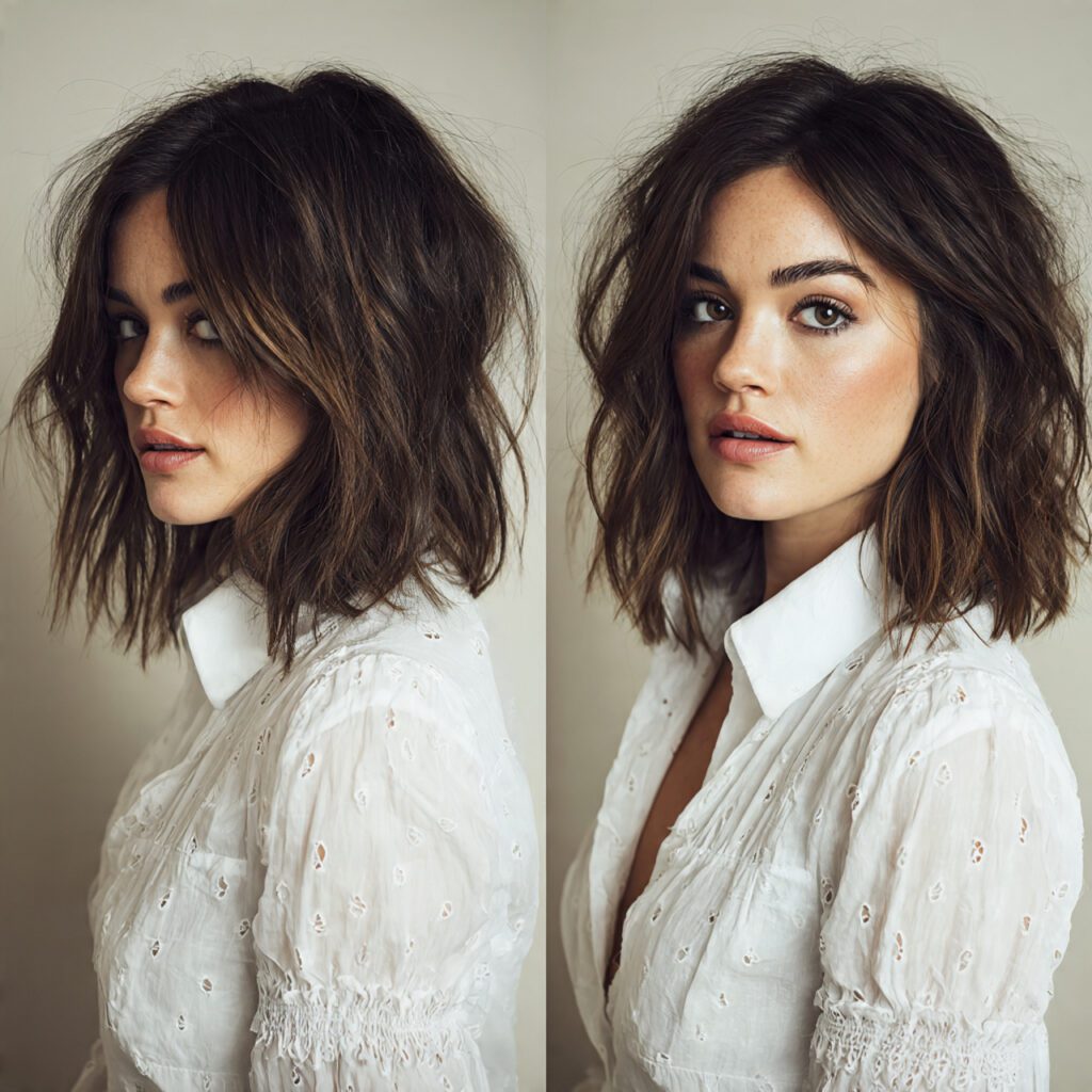 lucy_hale_inspired_choppy_lob_textured_uneven