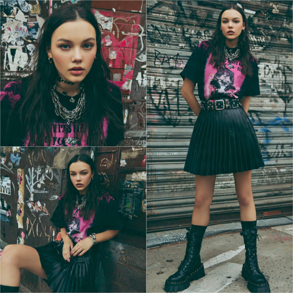 olivia_rodrigo_inspired_pleated_school_girl_skirt_graphic_tee