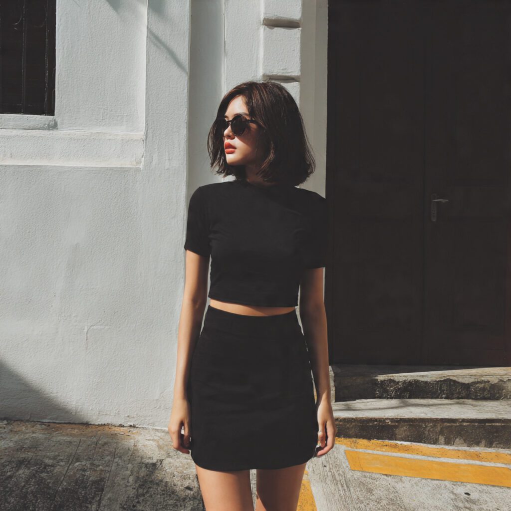 petite_woman_in_above_knee_mini_skirt_simple