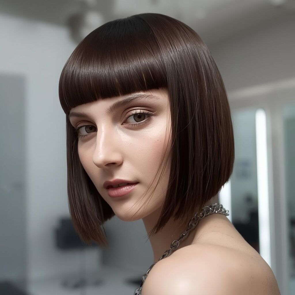 Blunt Cut hair style women