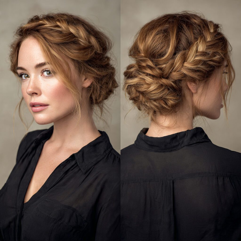 side_braided_updo_for_thin_hair_braid