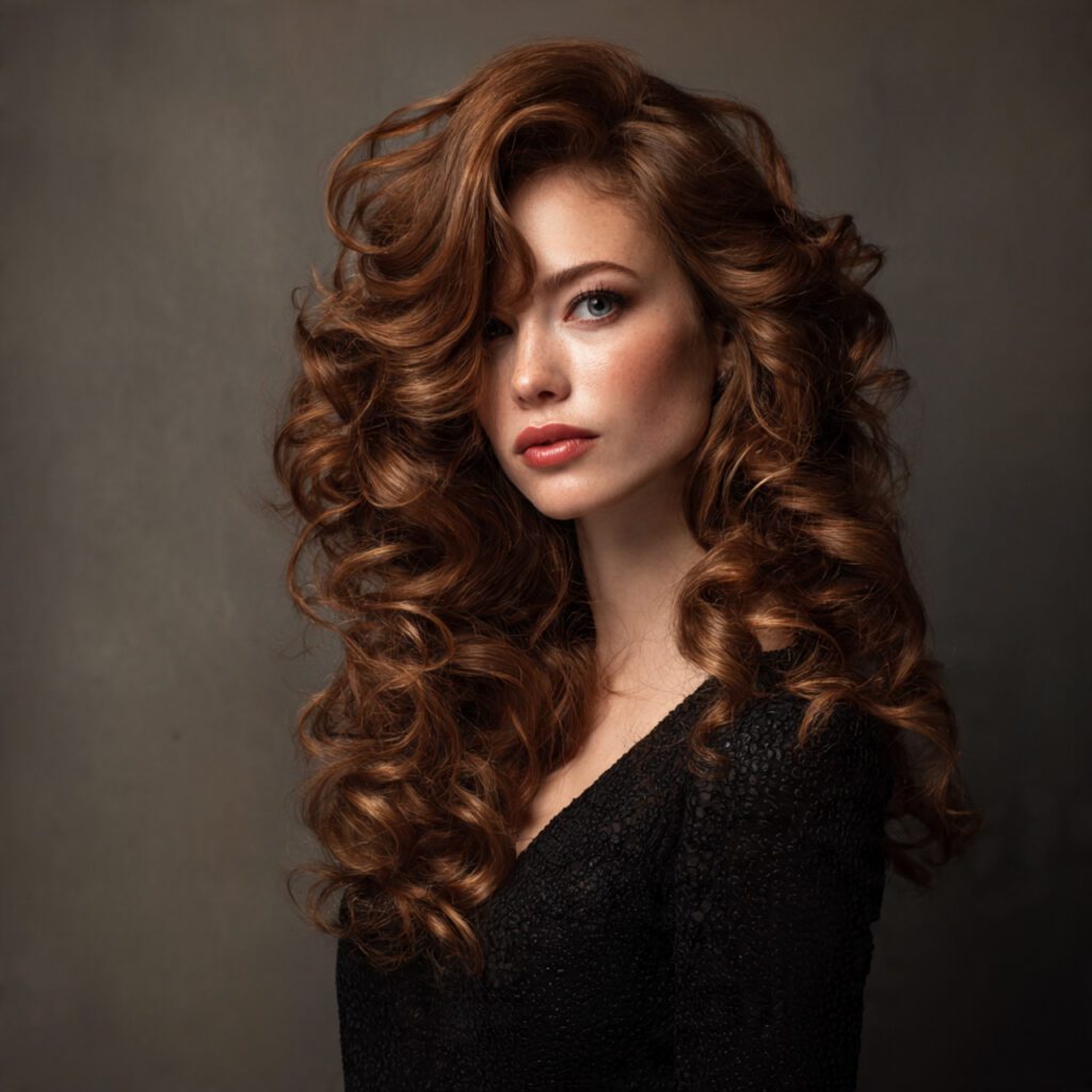 side_swept_curls_voluminous_loose_curls_gathered_to