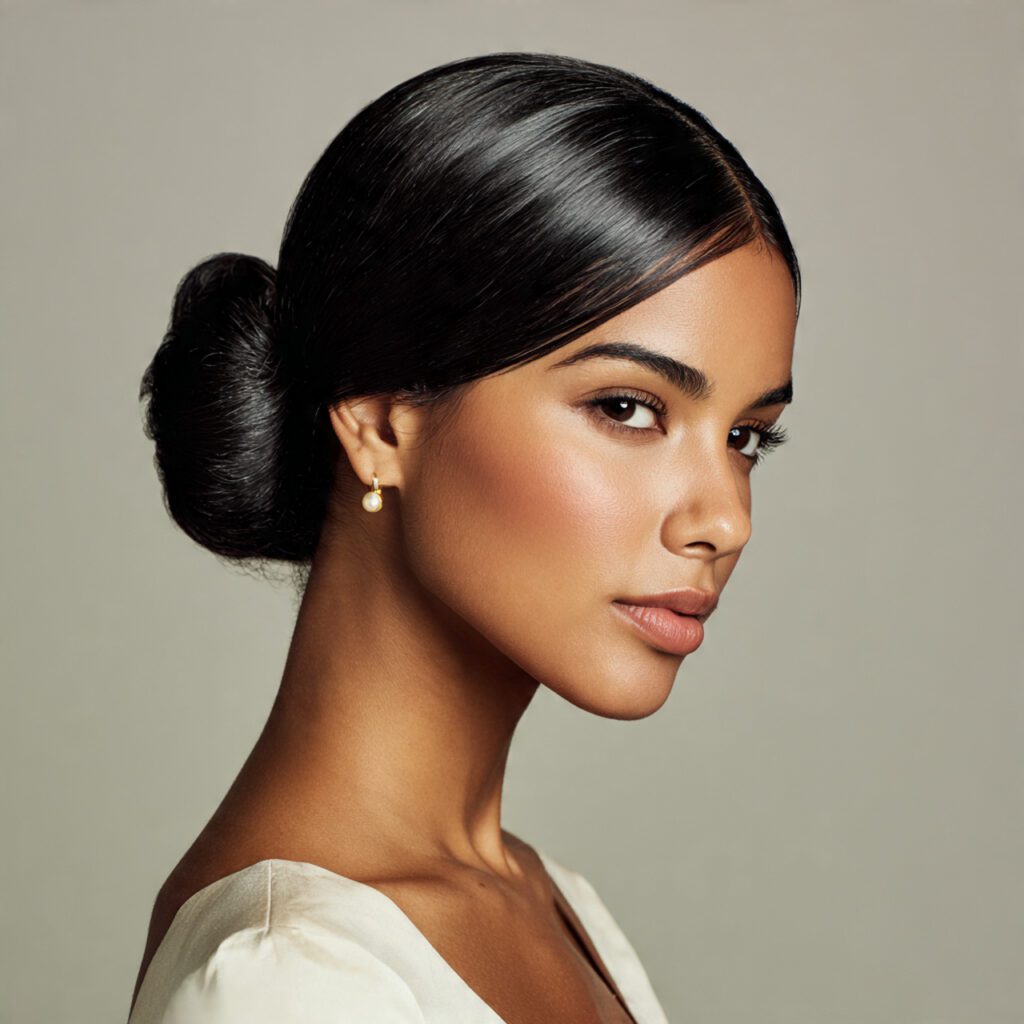 Low Sleek Bun