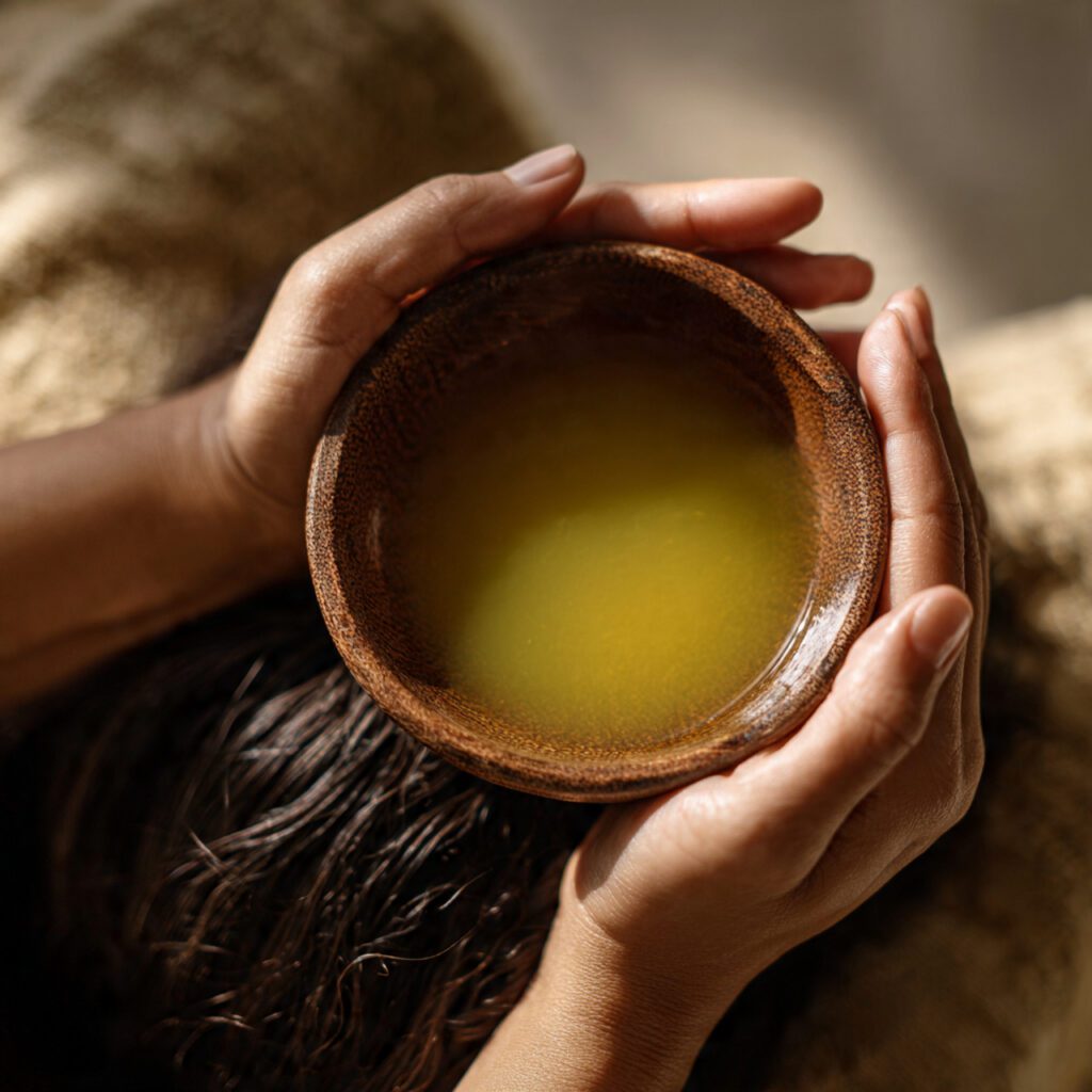 small_bowl_of_warm_amla_oil_with