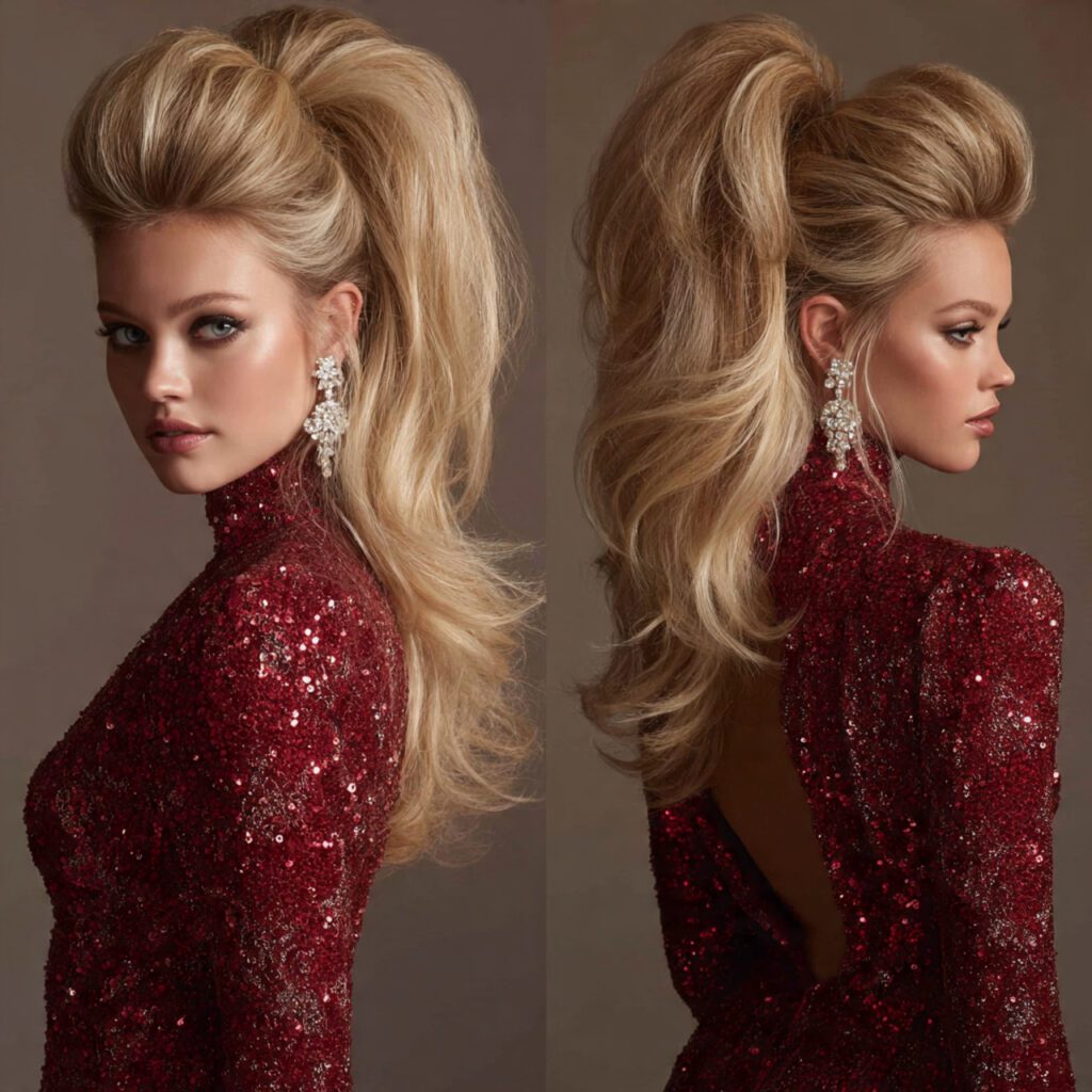  Voluminous Ponytail