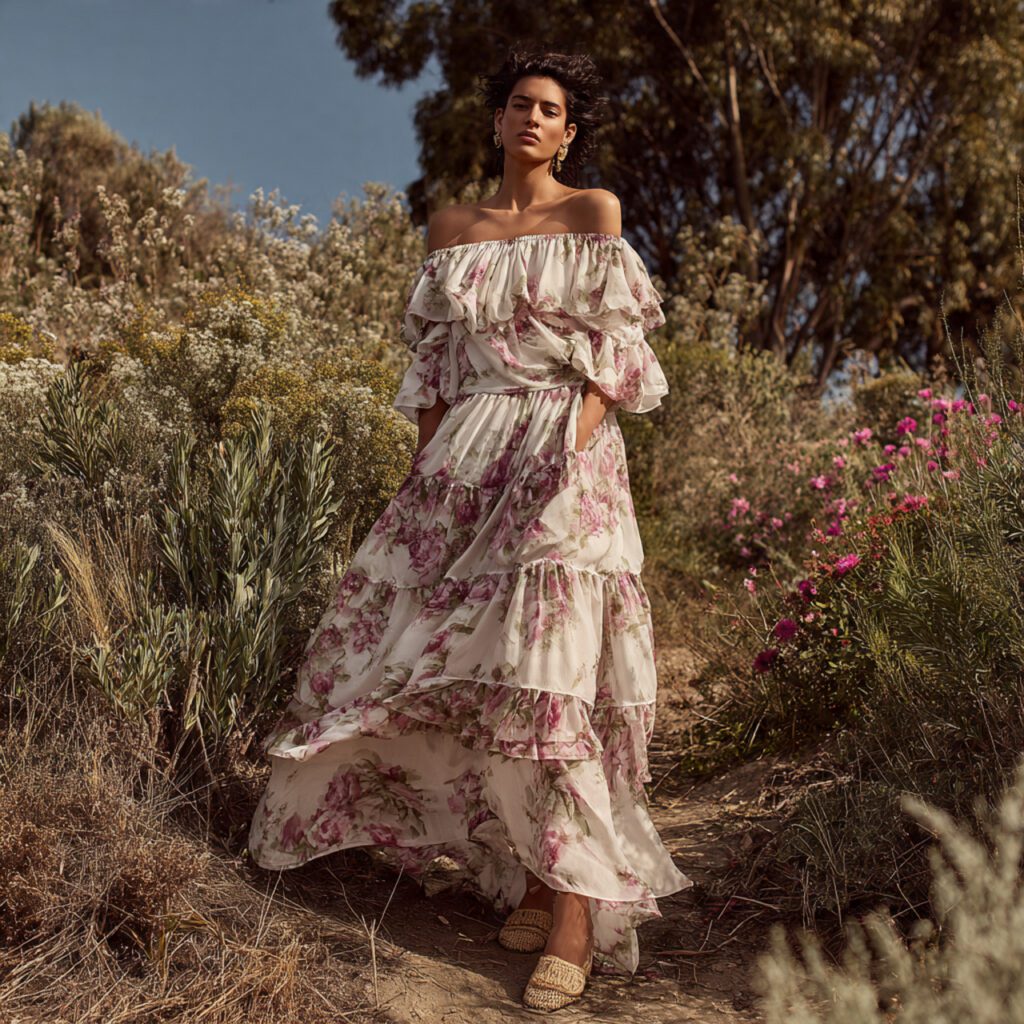tiered_long_skirt_in_soft_florals_off_shoulder
