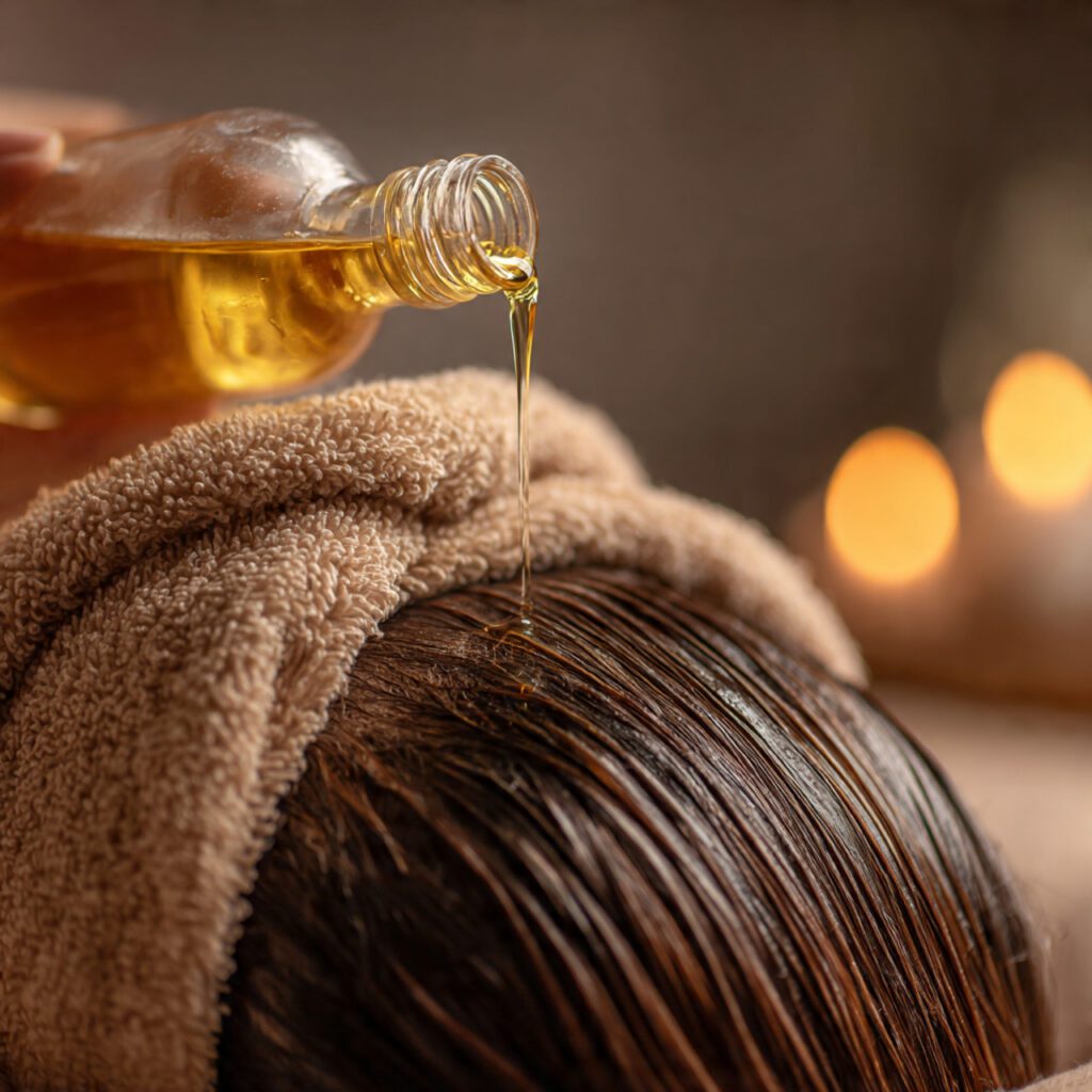warm_castor_oil_being_massaged_into_scalp