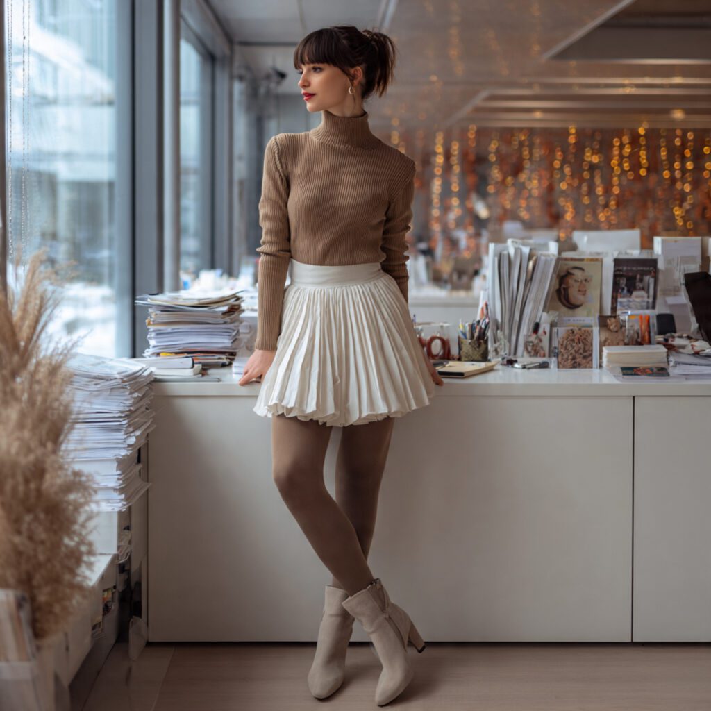 winter_office_outfit_with_pleated_skirt_and