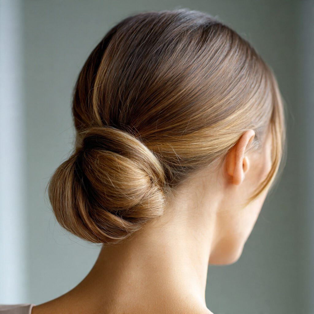 woman_with_classic_low_bun_hairstyle_neatly