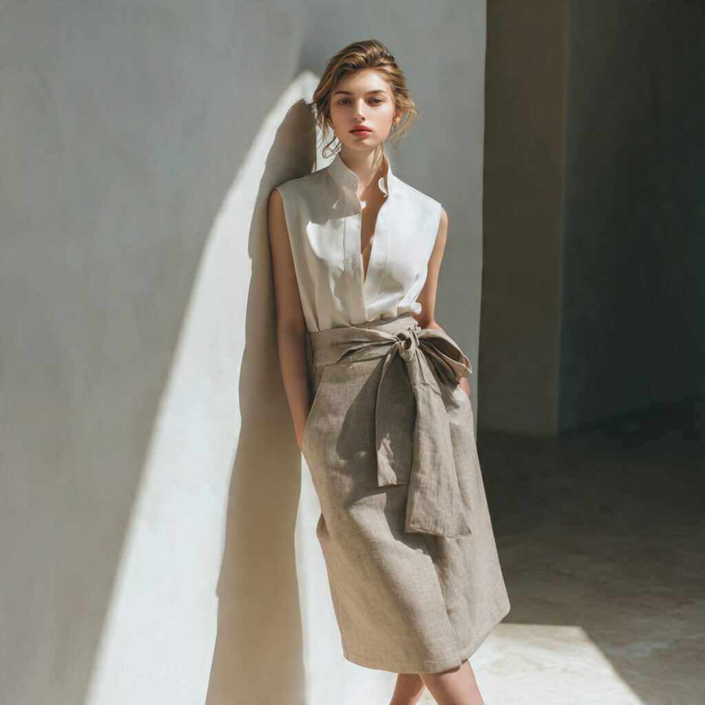 wrap_skirt_with_tied_waist_in_linen