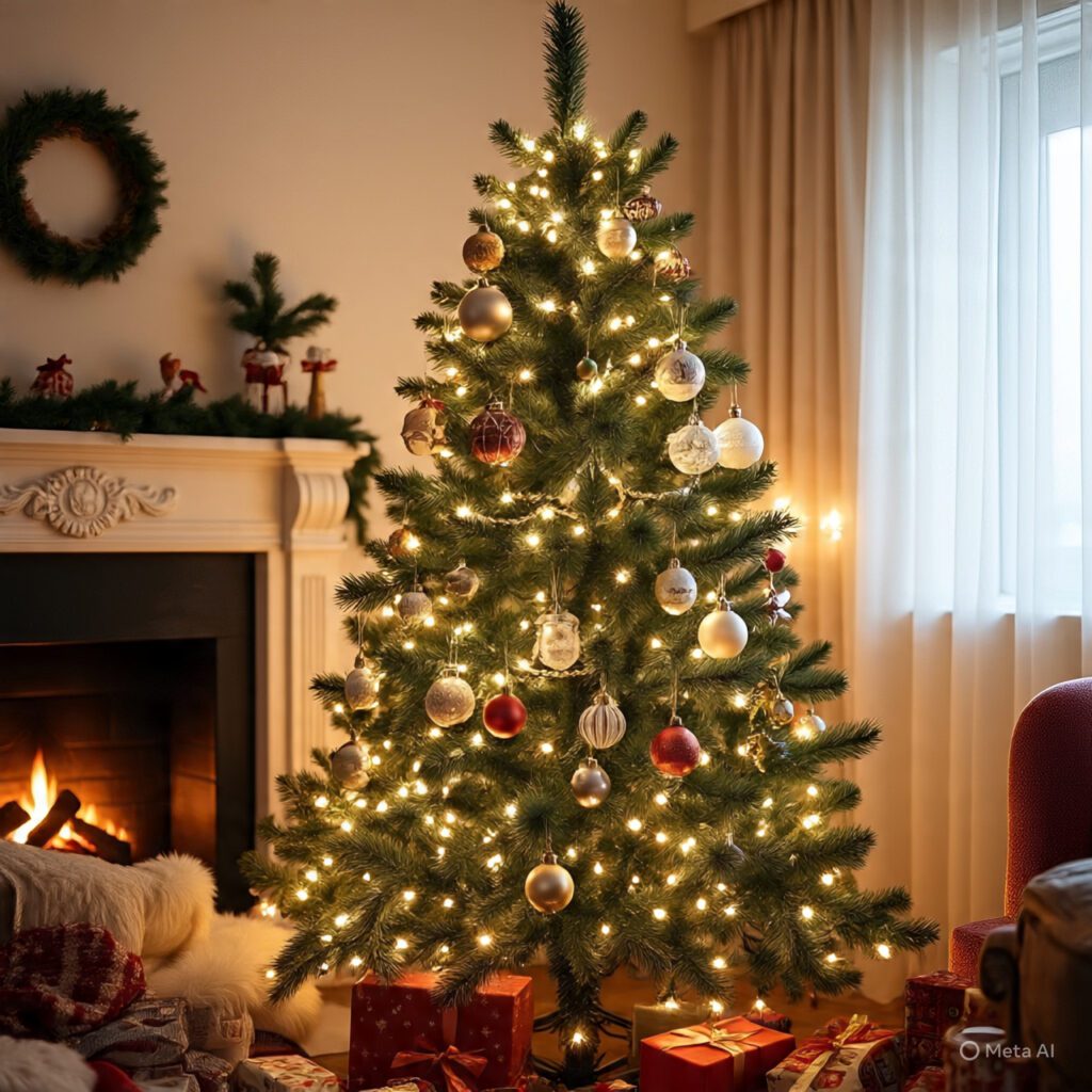 Vintage-Style Christmas Tree