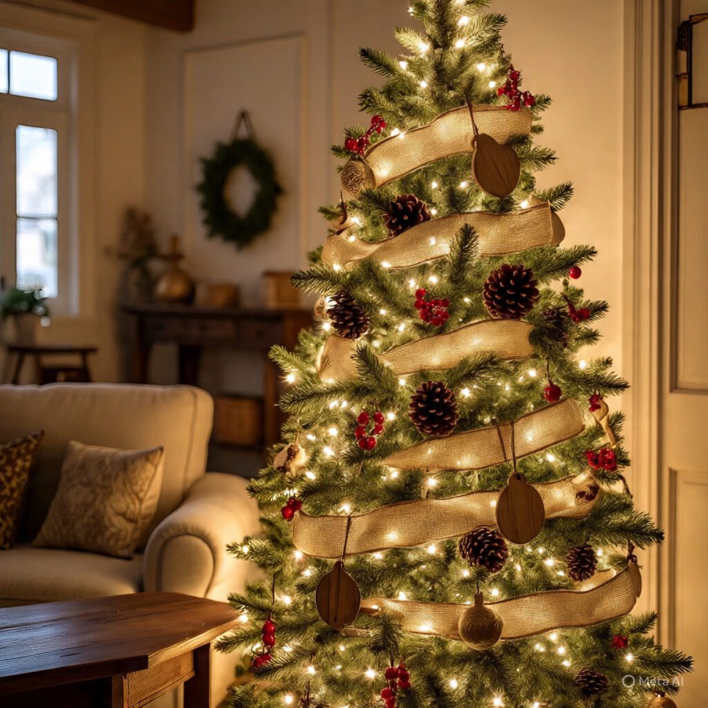 Rustic Farmhouse Christmas Tree