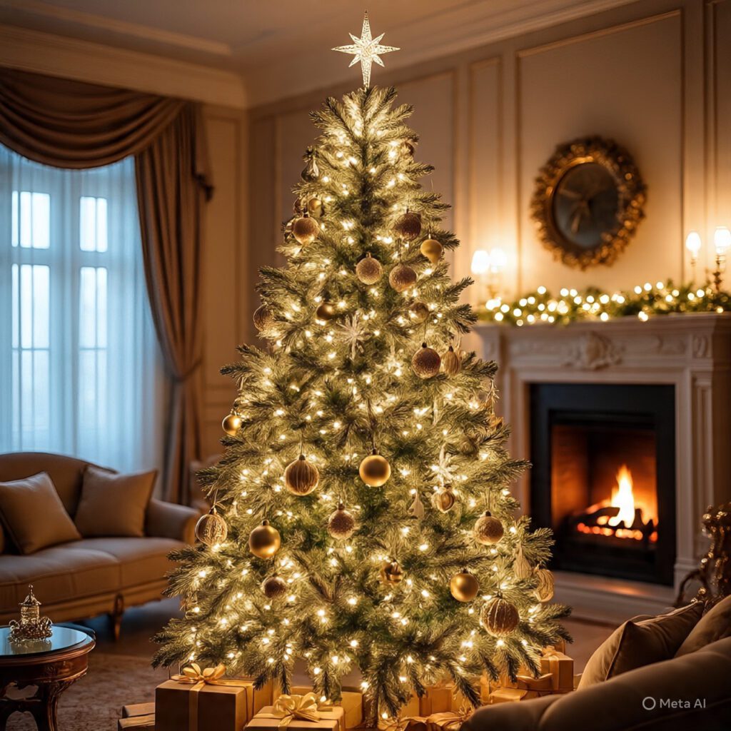 Glam Gold Christmas Tree