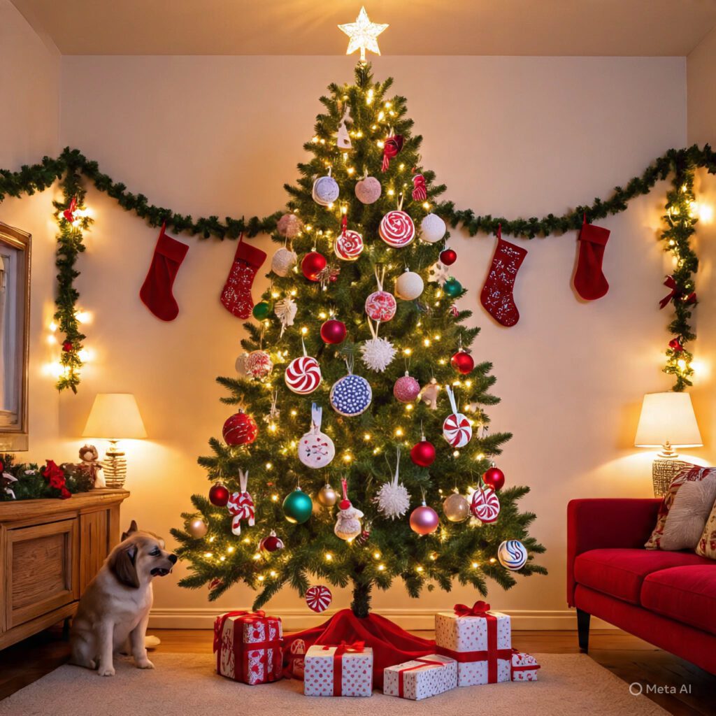 Candy-Inspired Christmas Tree