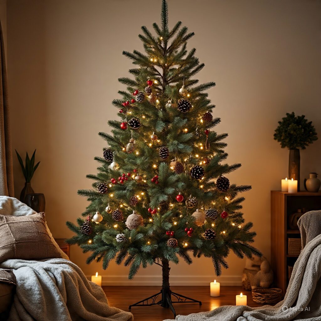 9. Nature-Inspired Greenery Tree