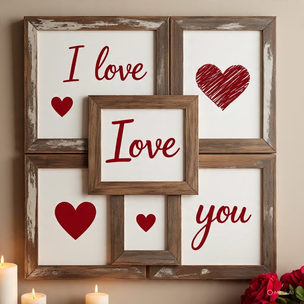 DIY Valentine Wall Art