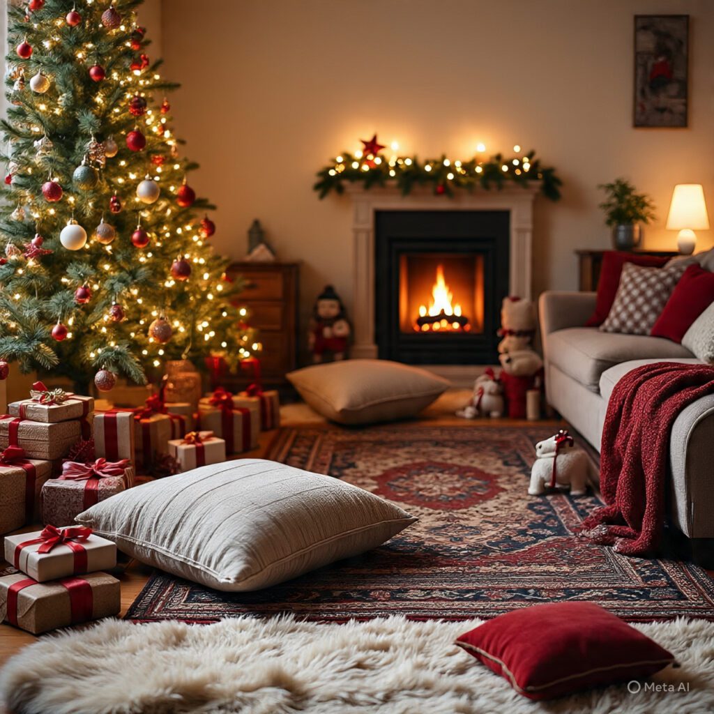Festive Textiles Throughout the Home