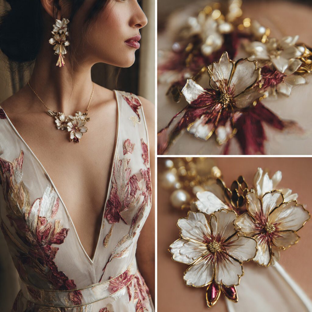 Florals for Bridal Accessories and Details