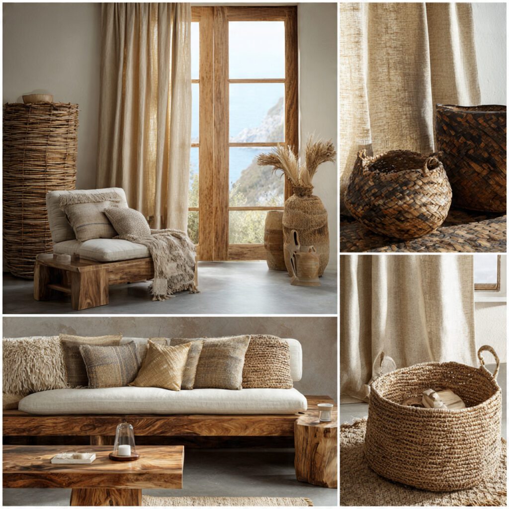 Add Natural Materials for Comfort